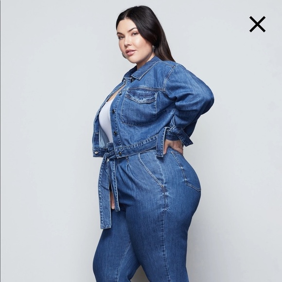 Good American Knotted Jean Jacket 5 - Picture 3 of 8